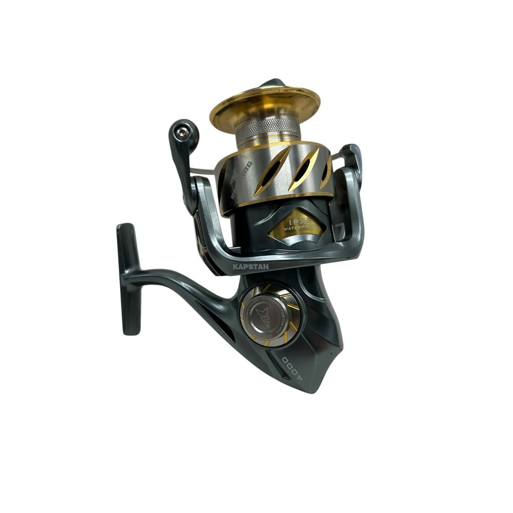 KastKing Kapstan Elite Saltwater Spinning Reel 4000 IPX6 Waterproof 5.2:1 Grey